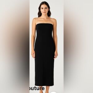 DNA Couture women’s Dress. size M Black Strapless.        (H6)..,”✨